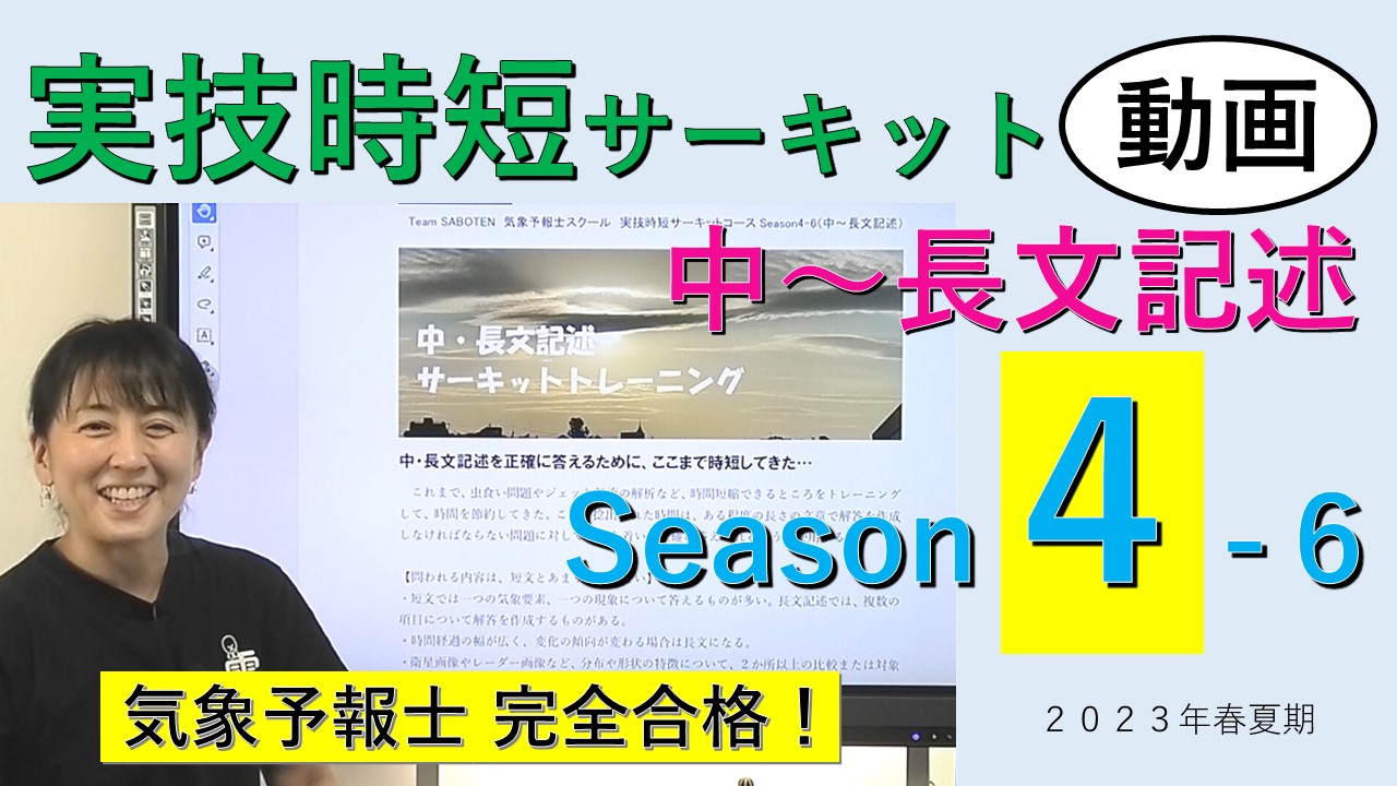 実技時短サーキットSeason４＜６.中～長文記述＞