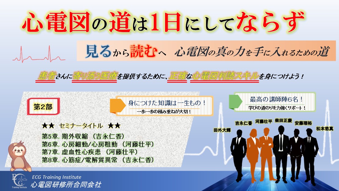 【心電図検定*1級*受験者必見　＊テキスト無＊】　心電図の道は1日にしてならず（第2部）