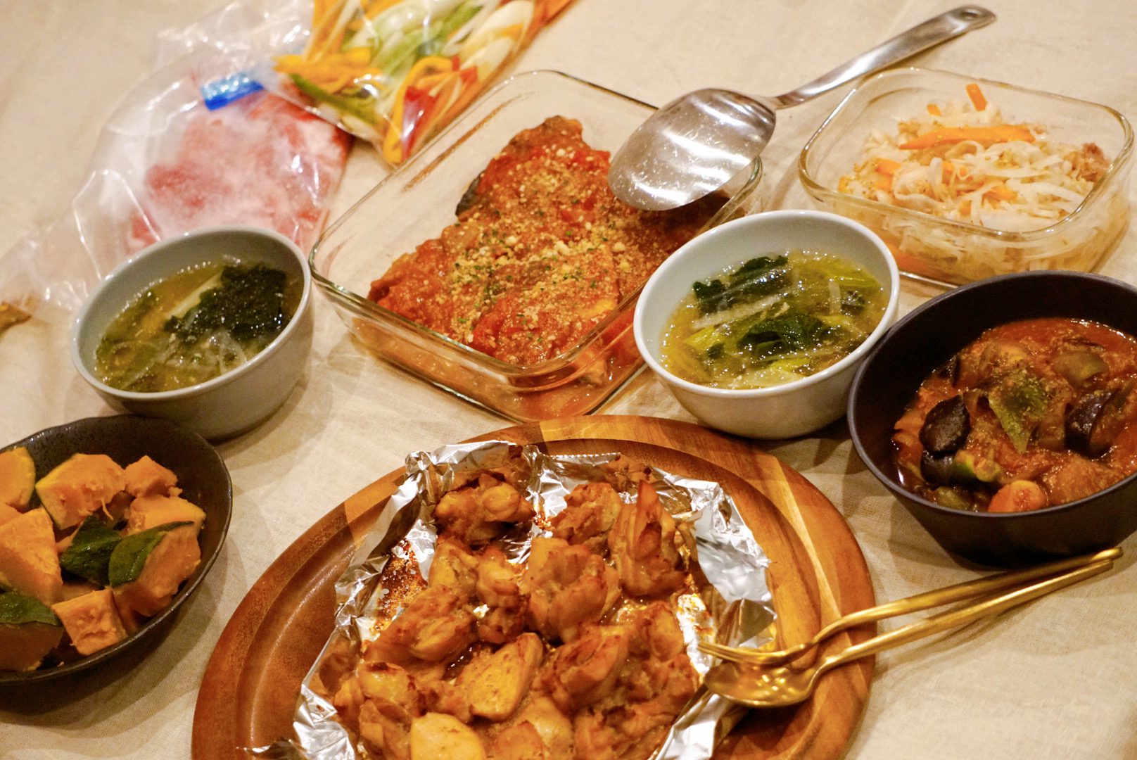１時間７品作り置き♪SABA味噌トマト煮