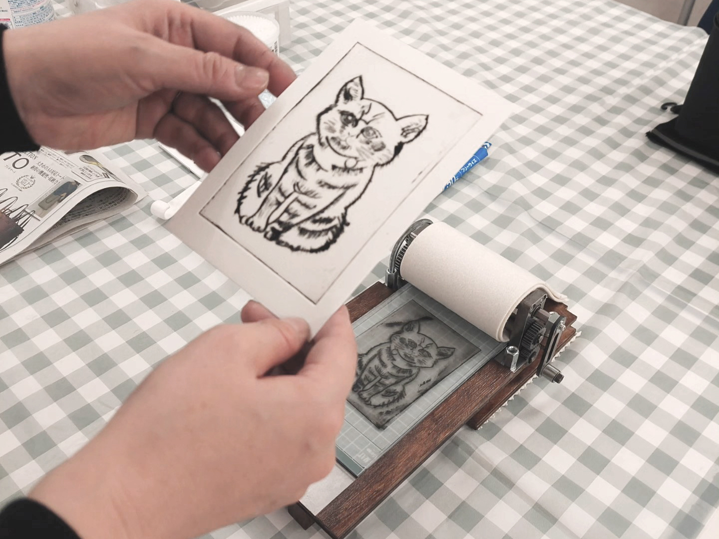 はじめての紙版画でオリジナル作品を作ろう