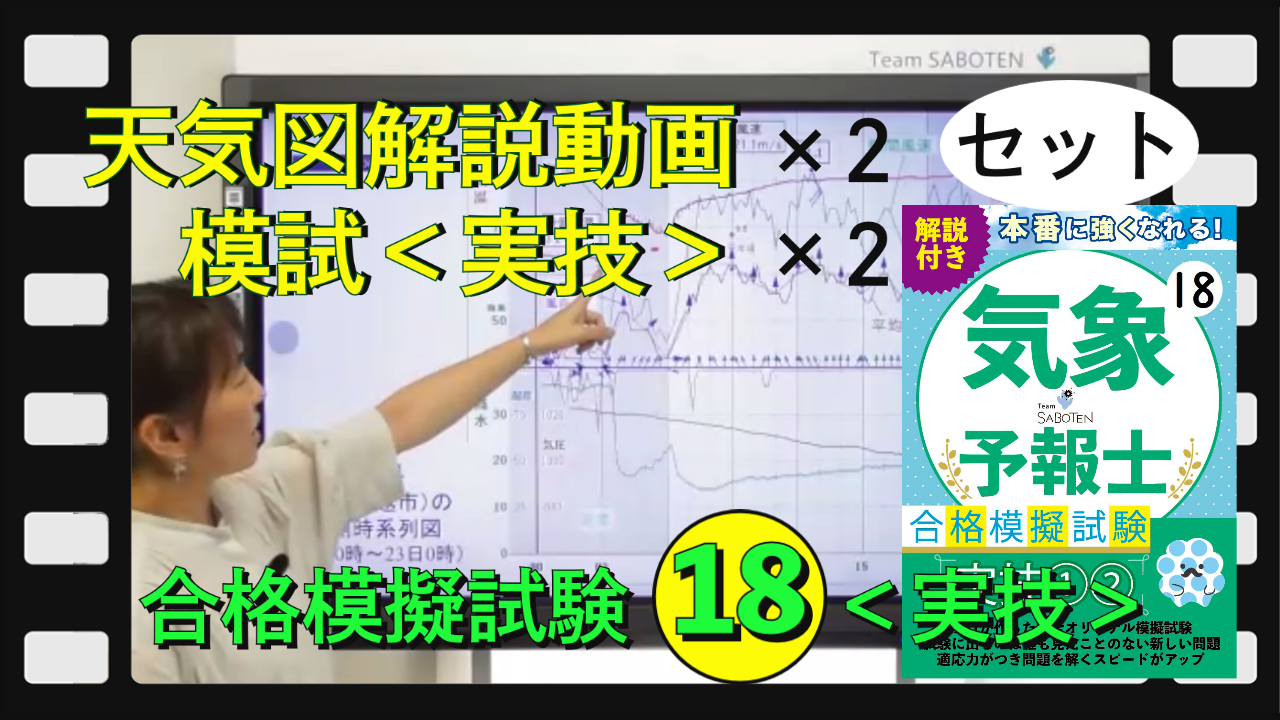 ＜実技＞模試２科目と解説動画２科目のセット【模擬試験シリーズ１８】