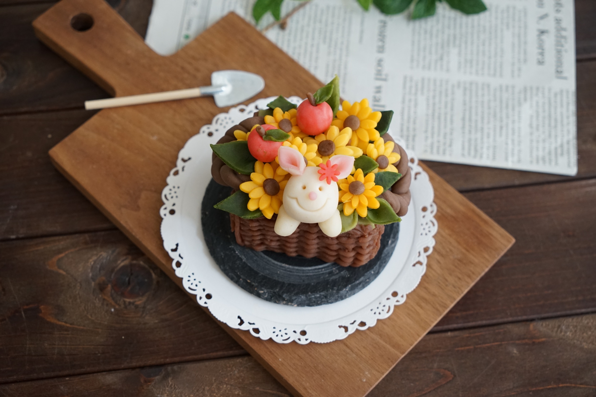 【初級ディプロマ】基本の生地の作り方 （３）カステラde花かご