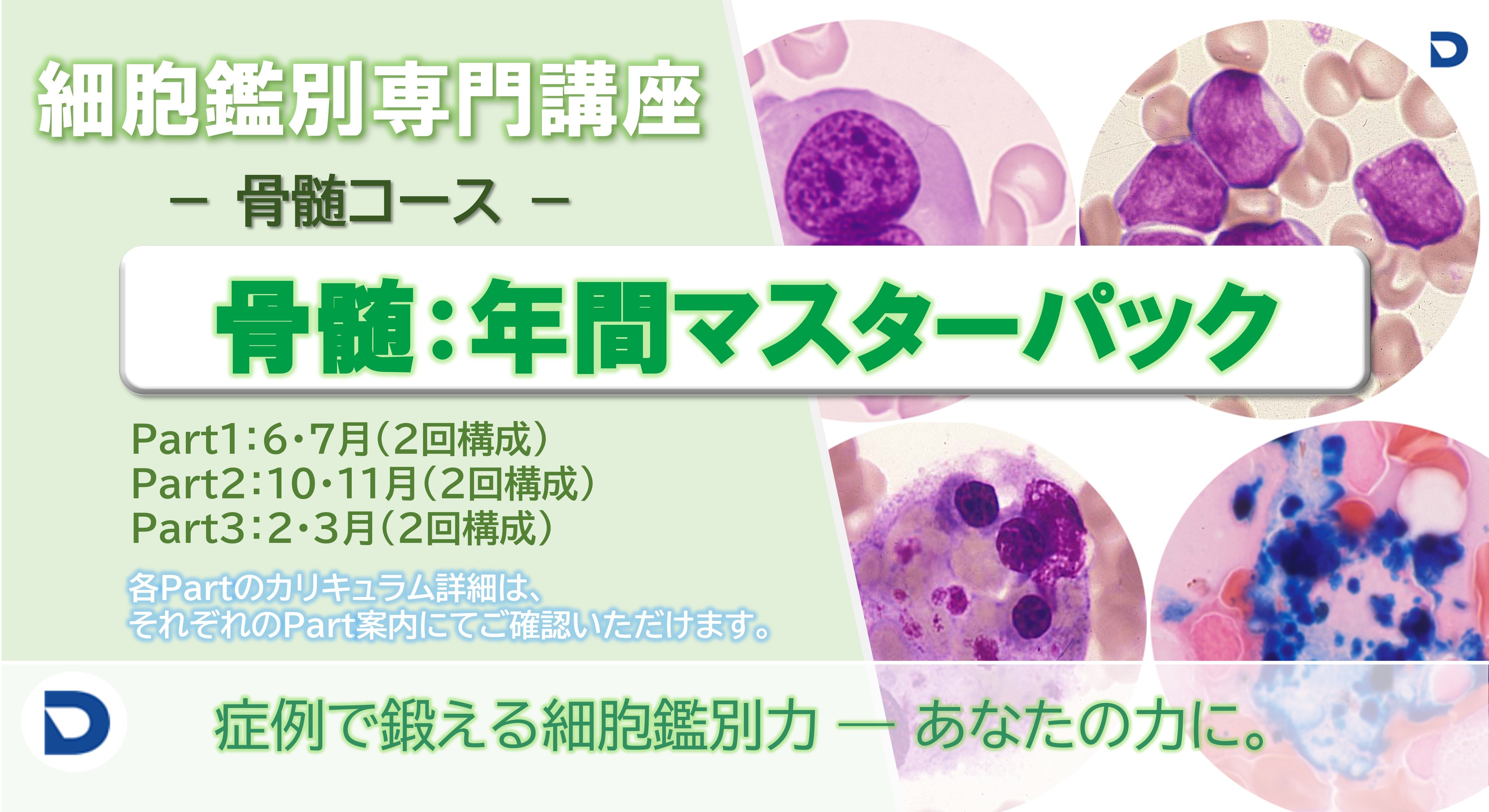 細胞鑑別専門講座〈骨髄・年間マスターパック〉