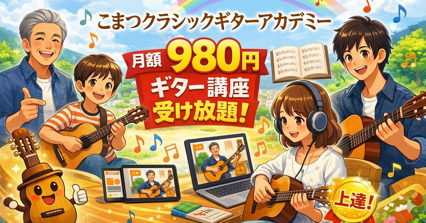 【ビデオ講座】クラシックギター講座980
