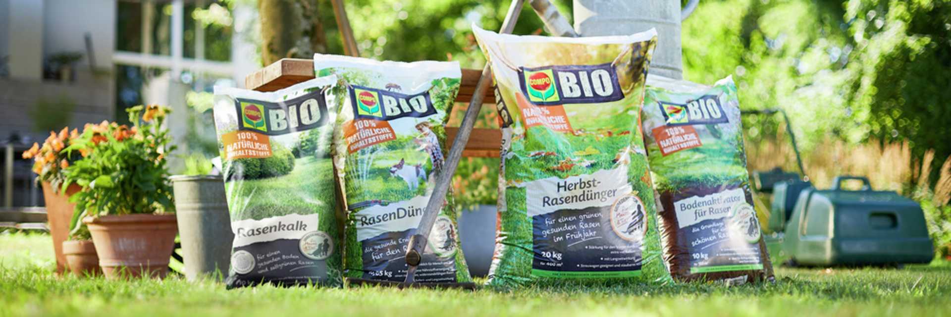 COMPO BIO Rasenpflegeprodukte
