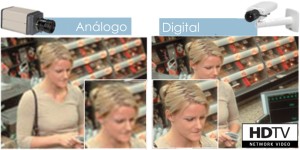 Comparación cámara análoga con digital