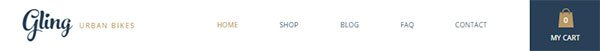 Logo đặt cùng trong 1 vùng với thanh menu Logo đặt cùng trong 1 vùng với thanh menu