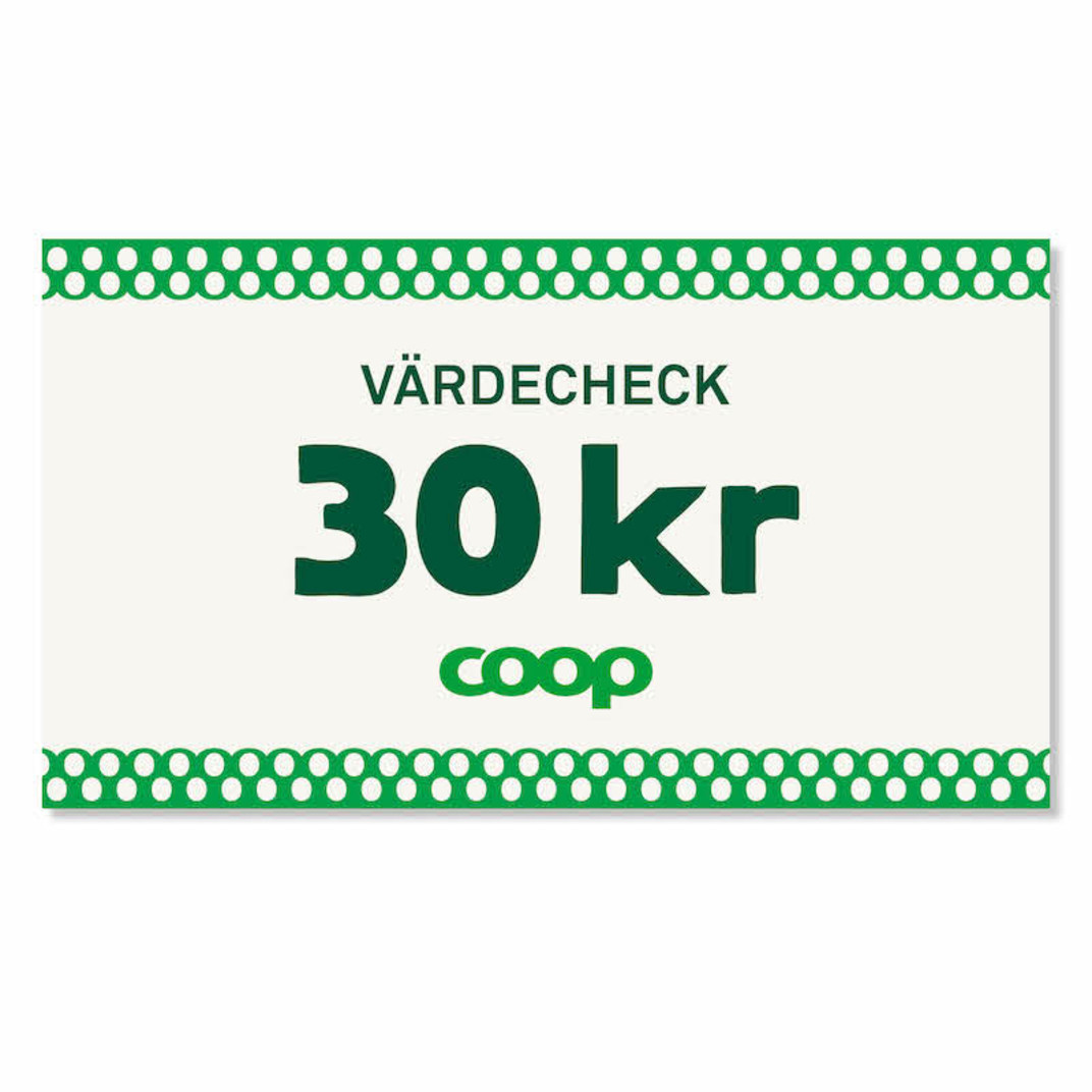 Värdecheck 30 kr