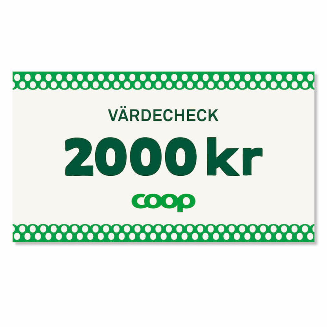Värdecheck 2000 kr