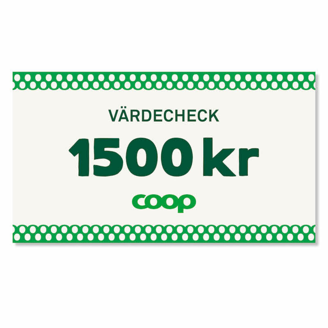 Värdecheck 1500 kr