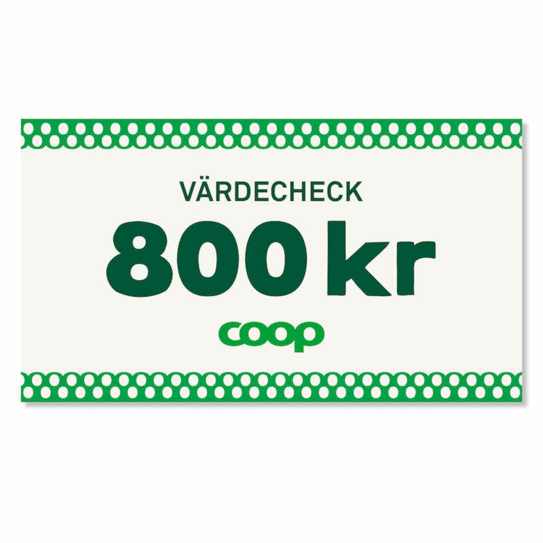 Värdecheck 800 kr