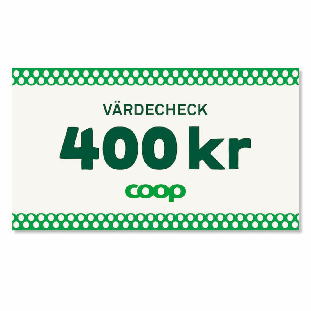 Värdecheck 400 kr