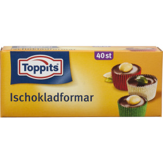 Ischokladformar 40-pack