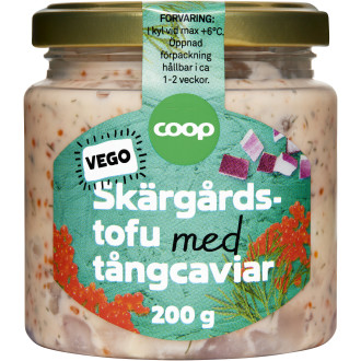 Skärgårdstofu Med Tångcaviar Vego