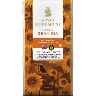 Bryggkaffe Mellanmörkrost Gran Dia