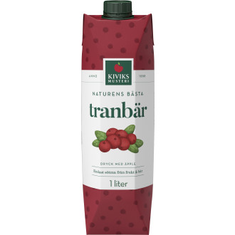 Fruktdryck Tranbär Äpple & Aronia