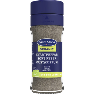 Organic Svartpeppar Malen Eko