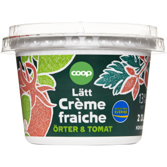 Creme Fraiche Örter & Tomat