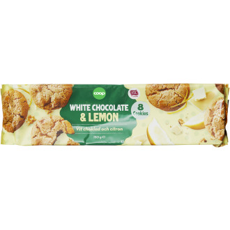 Cookies Vit Choklad & Citron