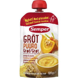 Gröt Pumpa & Morot 6 Mån