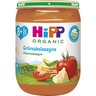 Barnmat Grönsakslasagne 8 Mån Eko