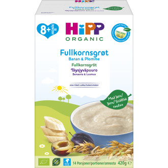 Fullkornsgröt Banan & Plommon 8 Mån