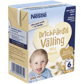 Godnatt Havrevälling Mild Drickfärdig 6 Mån