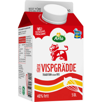 Färsk vispgrädde 40%