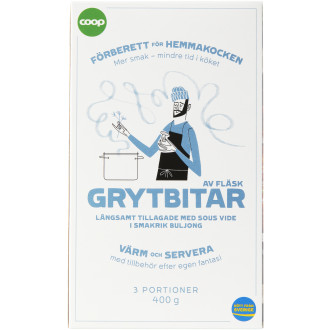 Grytbitar av Fläsk