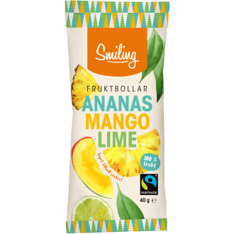 Fruktbollar Ananas/Mango/Lime