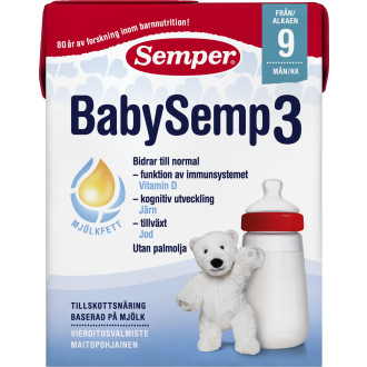 Mjölkersättning BabySemp 3