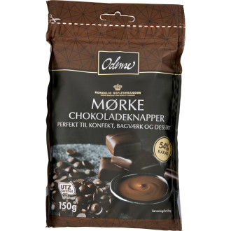 Chokladknappar Mörk