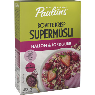Supermüsli Hallon & Jordgubb
