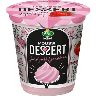 Mousse Dessert Jordgubb