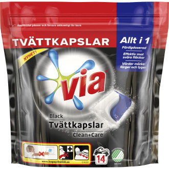Tvättkapsel Black 14 st