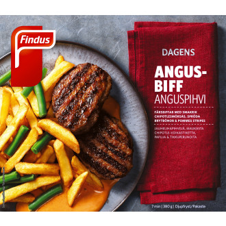 Grillad Angusbiff med Pommes