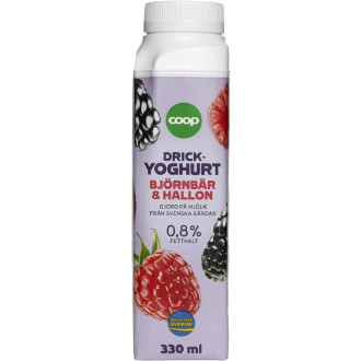 Drickyoghurt Björnbär & Hallon