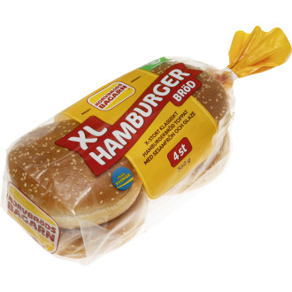Hamburgerbröd XL Glazed