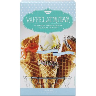 Våffelstrutar 10-Pack