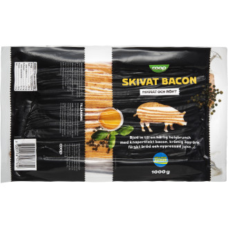 Bacon Rimmat &Rökt Skivat
