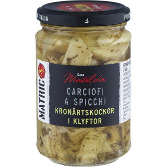 Kronärtskockor Örtmarinerade Klyftor
