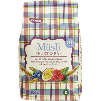 Musli Frukt &Bär