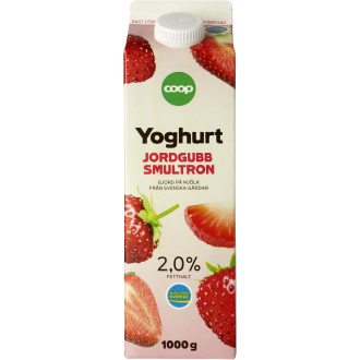 Yoghurt Mild Jordgubb &Smultron