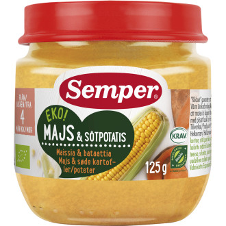 Barnmat Majs &Sötpotatis 4 Mån