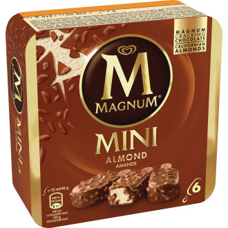 Glass Magnum Mini Almond 6-Pack