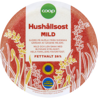 Hushållsost 26%