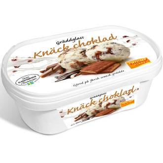 Gräddglass Knäck &Choklad