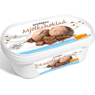 Laktosfri Gräddglass Mjölkchoklad