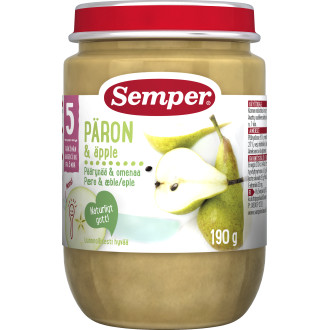 Barnmat Päronpuré 5 Mån