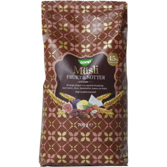 Musli Frukt &Nötter